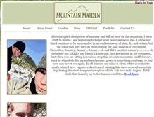Tablet Screenshot of mountainmaiden.org